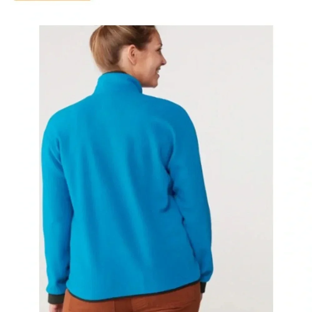 REI Women’s L Large Trailsmith Fleece Jacket NWT Horizon Blue Polartec